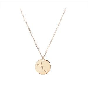 Gold Kinsley Armelle cancer ♋️ Constellation Pendant Necklace